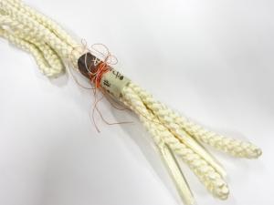 未使用品　正絹　手組帯締め